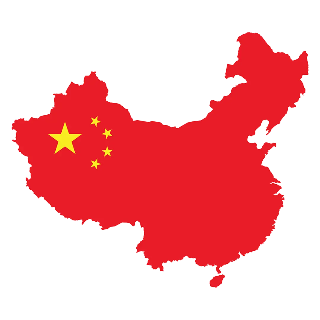 China import export trade map