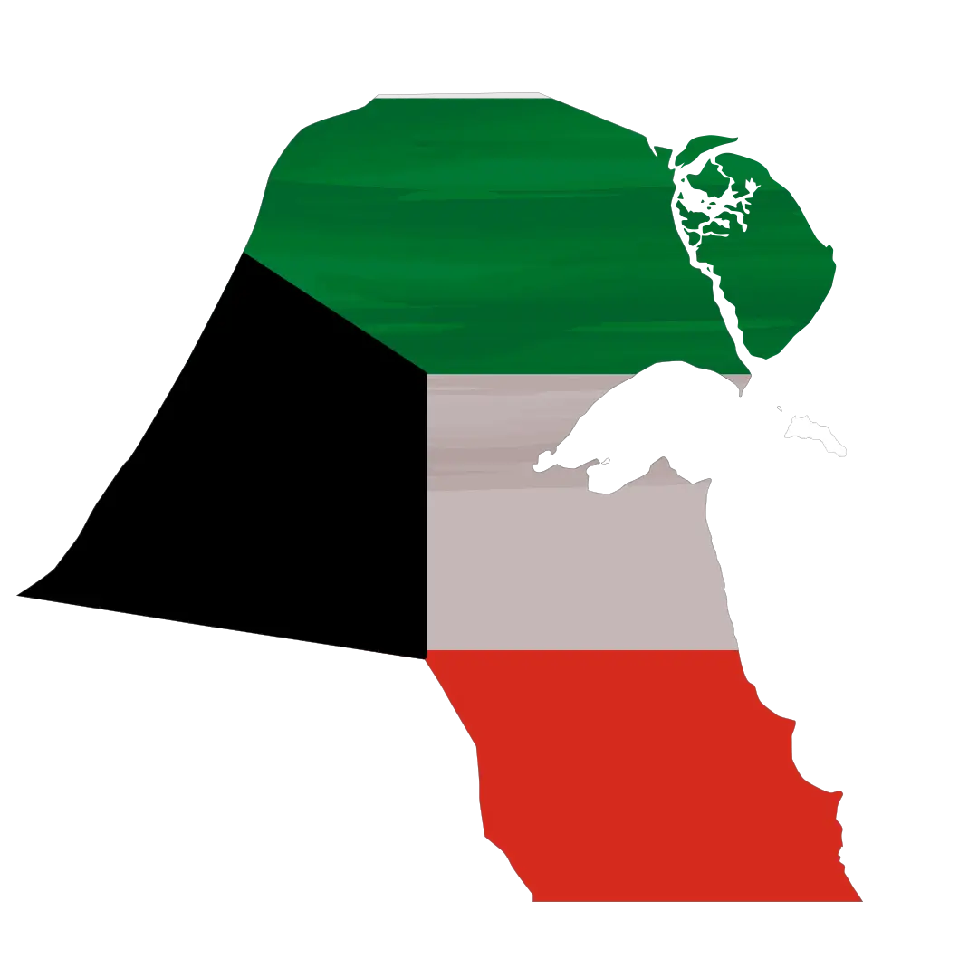 Kuwait import export trade map