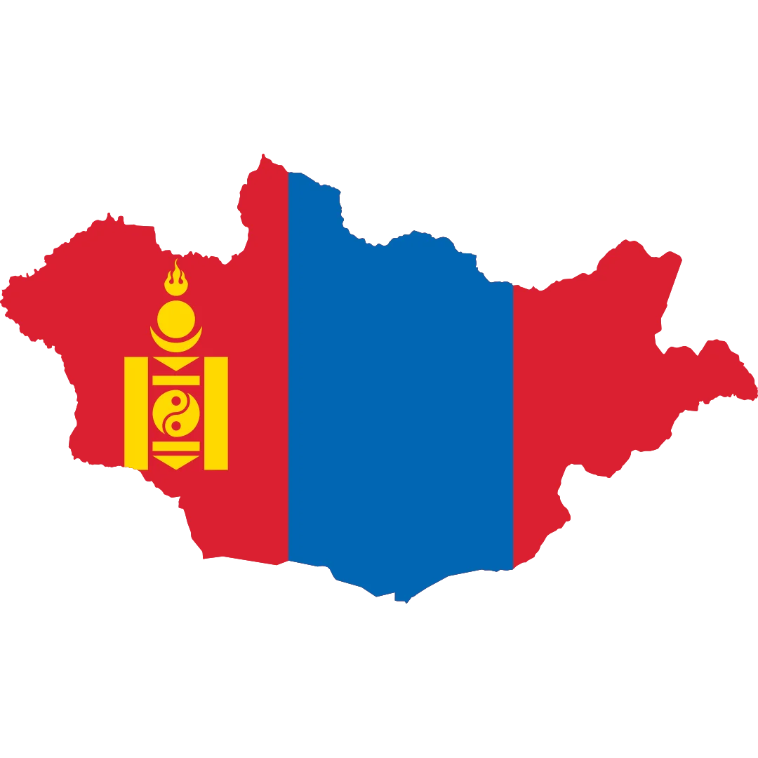 Mongolia import export trade map